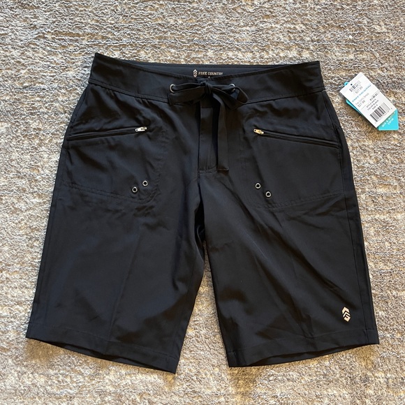 Free Country Swim Nwt Free Country Dark Black Bermuda Swim Shorts